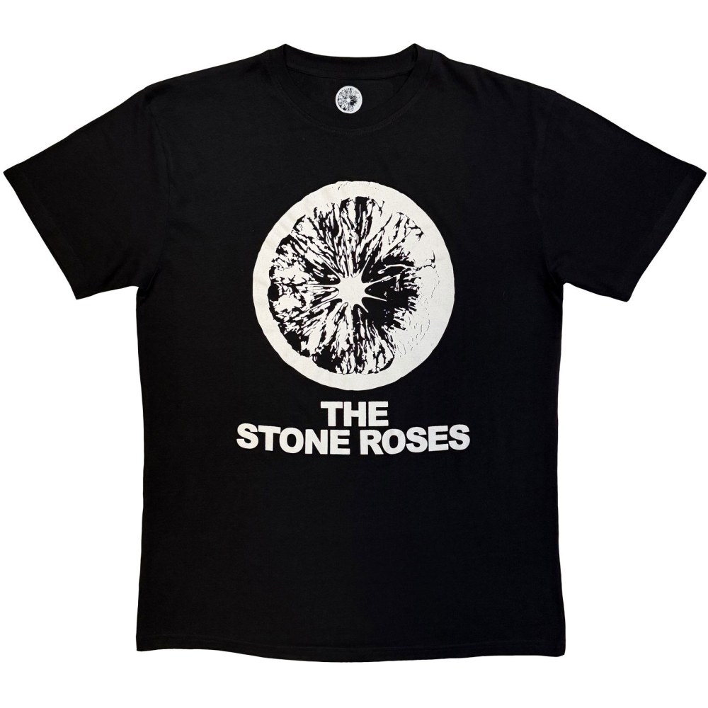 The Stone Roses - Logo & Lemon Mono Herren TShirt - Schwarz/Weiß